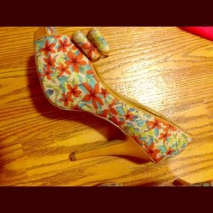 Floral heels