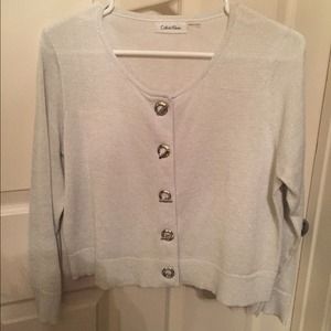 Calvin Klein silver sweater