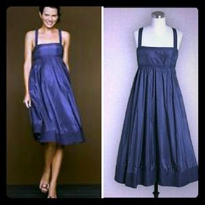 J Crew Silk Taffeta Baby doll dress