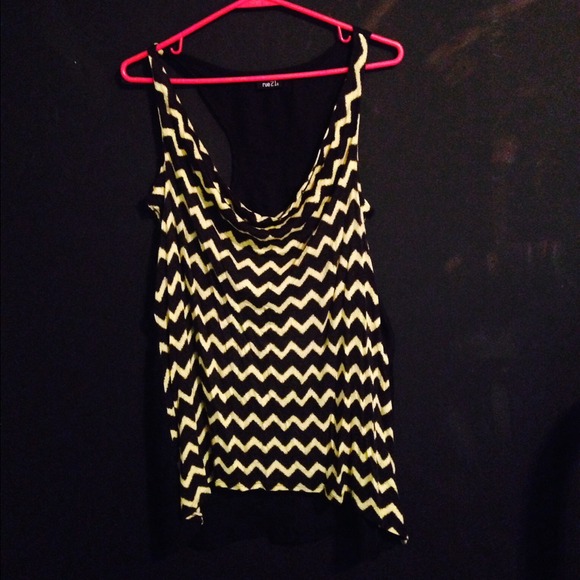 Stripped chevron tank