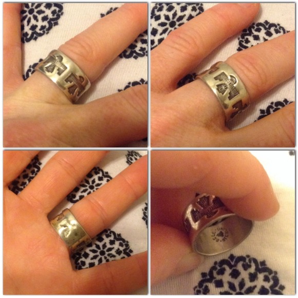 🎁Vintage Sterling Silver Thunderbird Ring - Picture 3 of 3