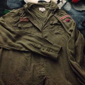 Military inspired shirt