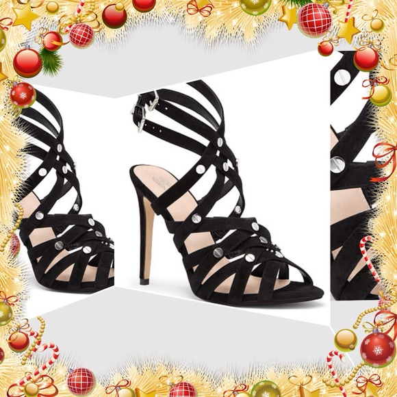 Victoria Secret Suede studded heels