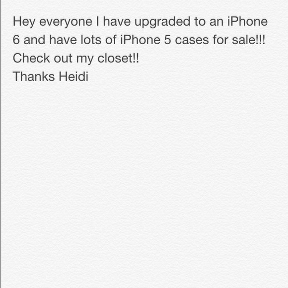 Check out my closet for iPhone 5 cases!