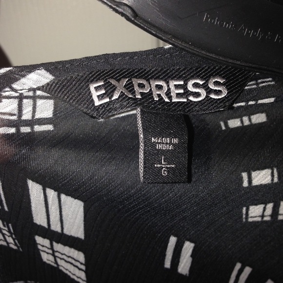 Express black and white dress - Picture 2 of 2