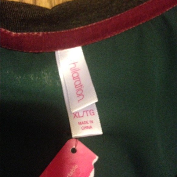 SOLD Xhiliration color block chiffon sweater - Picture 2 of 2