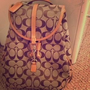 Coach backpack! Only used a few times!!!!