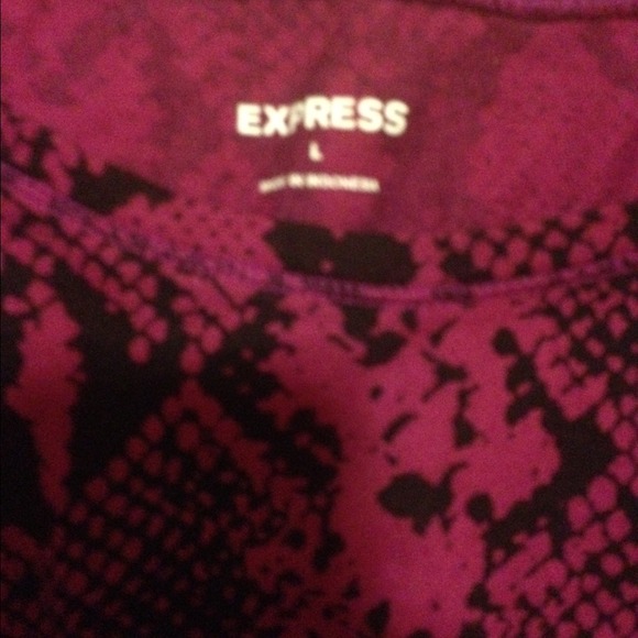 Express cotton snake skin tee - Picture 2 of 2