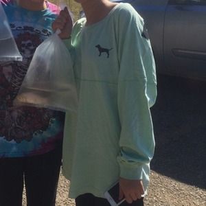 Victoria secret mint green long sleeve