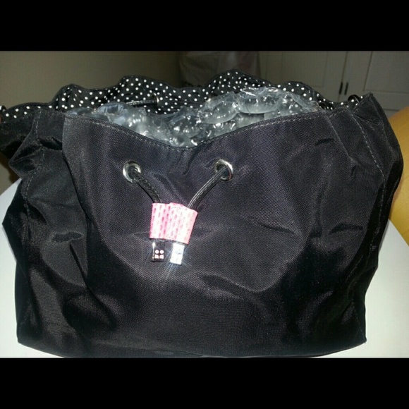 Kate Spade Inylon adjustable  draw polka dot bag