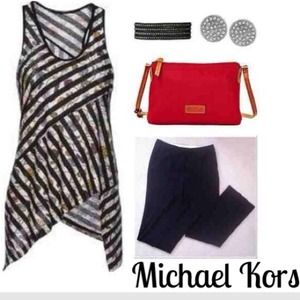 MICHAEL KORS Wool Blend Trousers