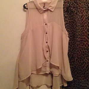 creme womens top size 3x