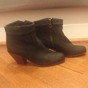 NWOT Black Leather Sam Edelman Booties