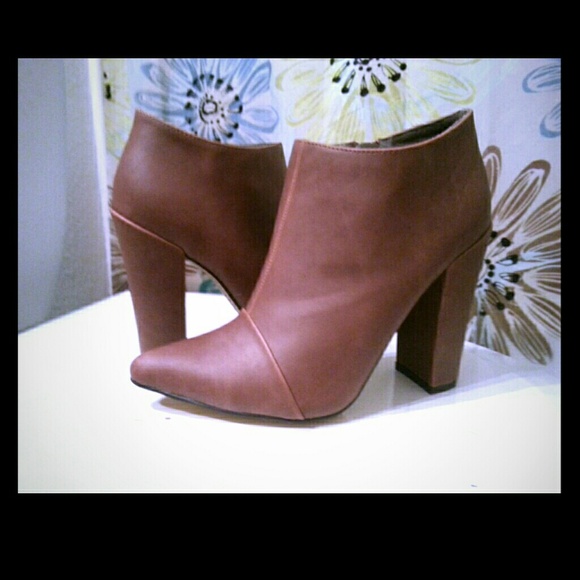 Chunky Heeled Booties