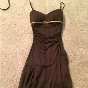 Dark brown dress