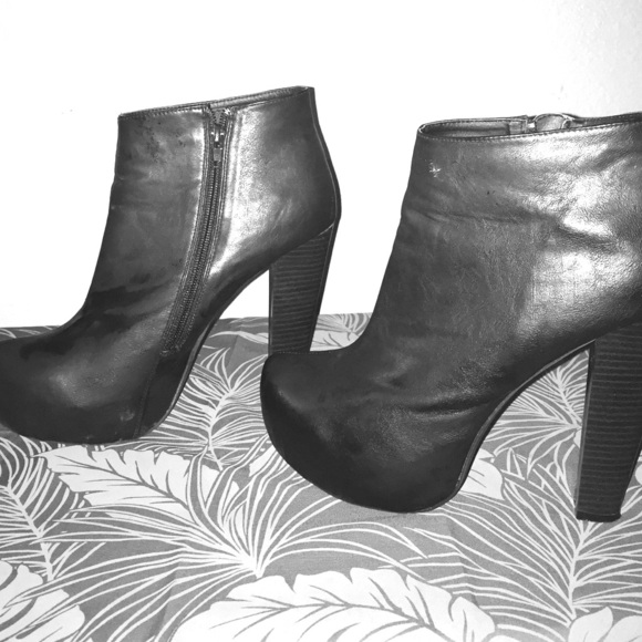 Platform booties