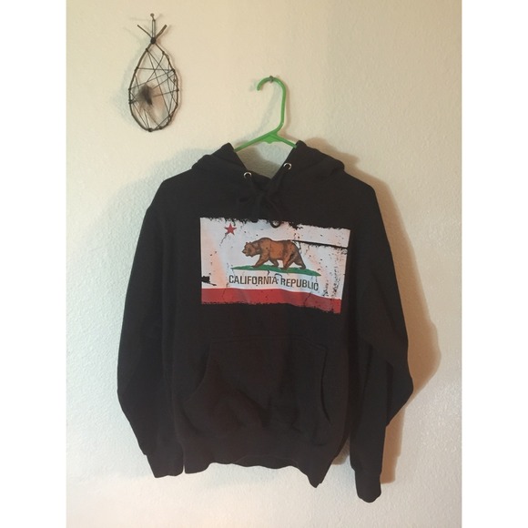 California Republic Black Hoodie