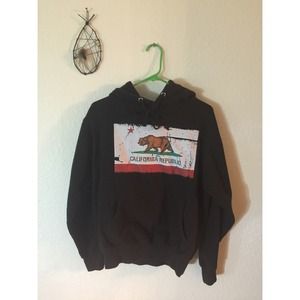 California Republic Black Hoodie
