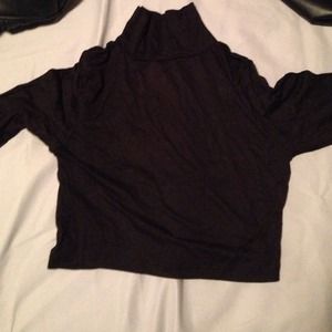 Turtleneck crop top