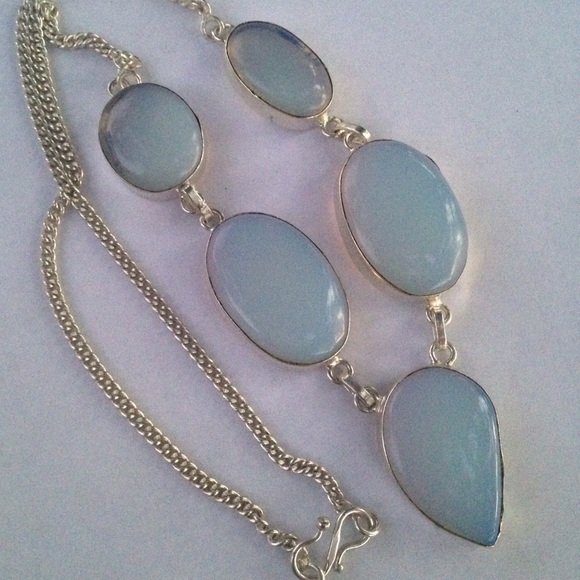 SS Opalite Statement Necklace - Picture 3 of 3