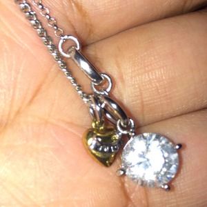 Silver Juicy Couture Necklace!!