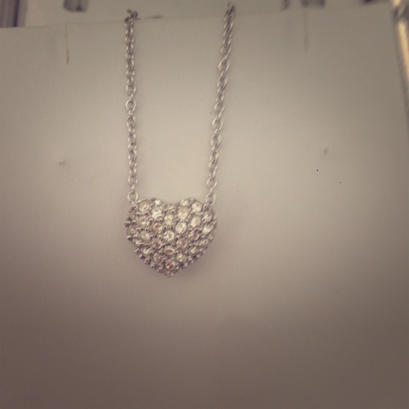 Swarovski, heart, crystal necklace
