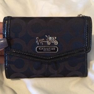 Black Coach wallet! Never used!