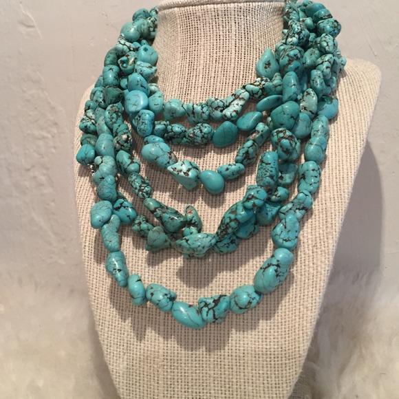 ✨bundle SOLD✨Three turquoise necklaces - Picture 2 of 3