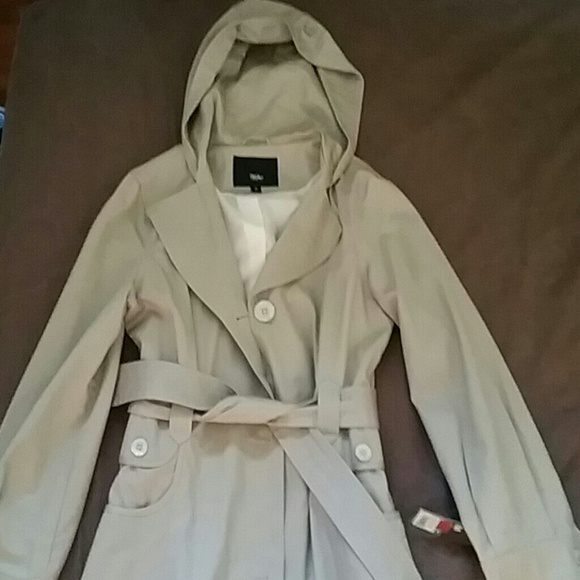 Beige Belted Trench Coat