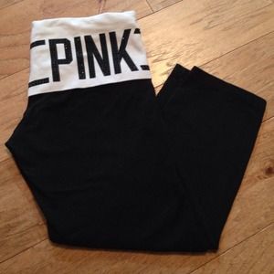 Victoria's Secret PINK Cropped Yoga Pants