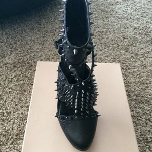 Bcbg spiked booties
