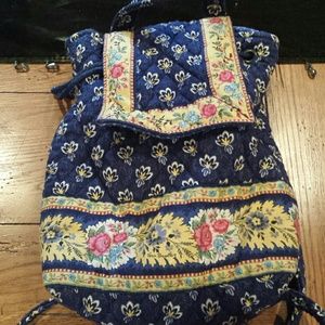 Vintage Vera Bradley quilted backpack purse