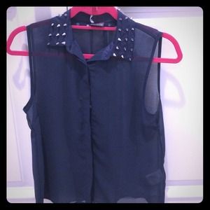 Sparkle & Fade studded top
