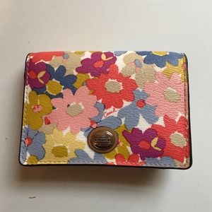 Coach leather wallet!