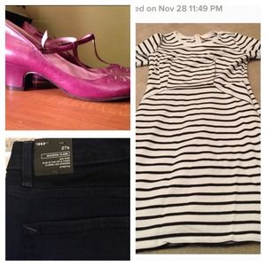 Bundle: shoes, jeans and dress