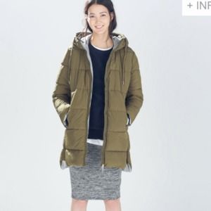 Zara Grey Fitted Tube Skirt Medium