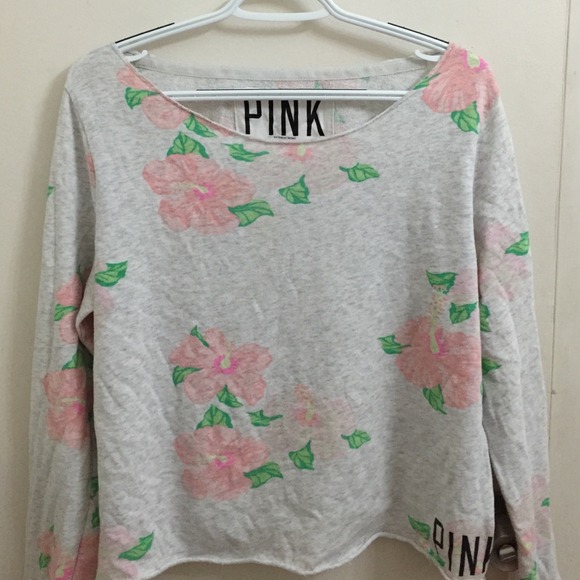 Pink sweat shirt