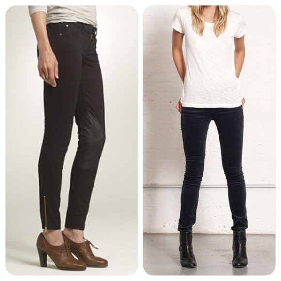 j crew black toothpick jeans