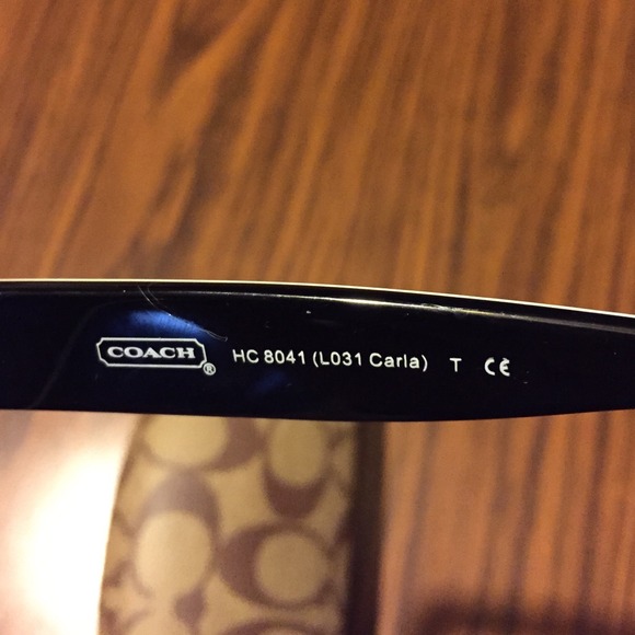 Coach grey ocelot sunglasses - Picture 4 of 4