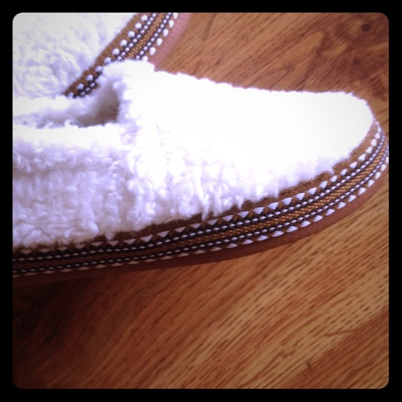Fuzzy slippers!
