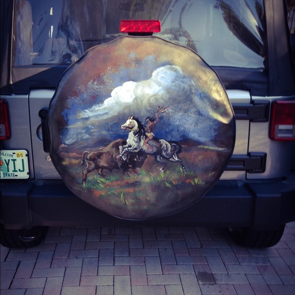 TAKING SPECIAL ORDERS ON HANDPAINTED TIRE COVERS