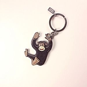 Coach Monkey Key Ring