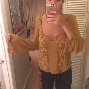 Free People beaded top.