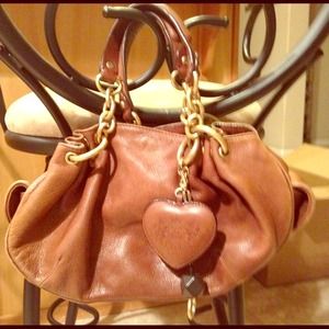 Juicy Couture Brown Leather Purse