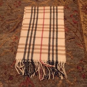 Beige authentic Burberry scarf