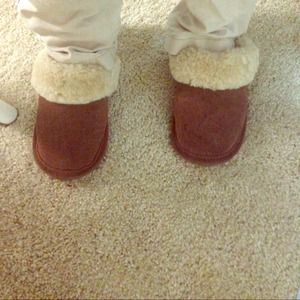 Sheep skin slippers