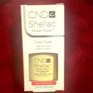 Shellac CND sun bleached polish 💕