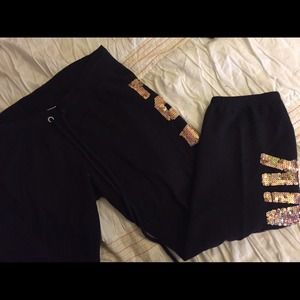 Victoria's Secret Banded Sequin Sweats