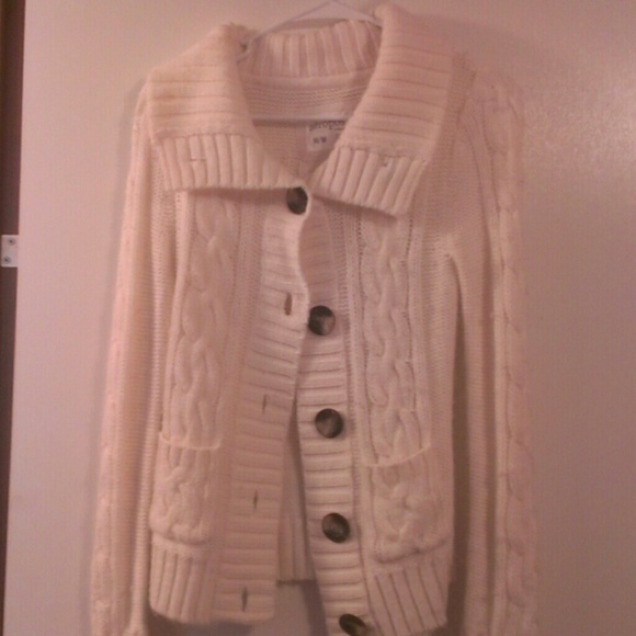 Button up sweater
