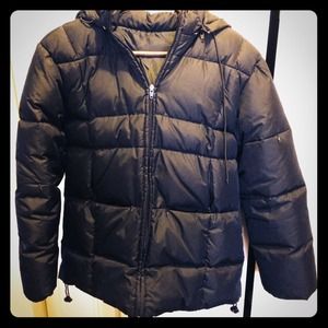 Black Winter Puffer Jacket